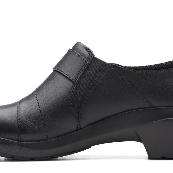 NWT women’s Clark’s Angie Pearl leather slip on shoes SZ 6.5 - Picture 3 of 8